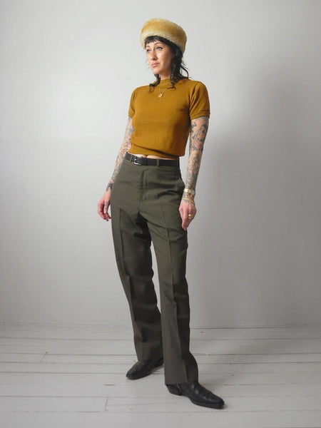 1960's Wool Military Trousers