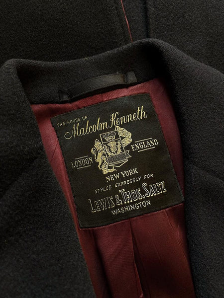 1960's Malcolm Kenneth Men's Wool Coat