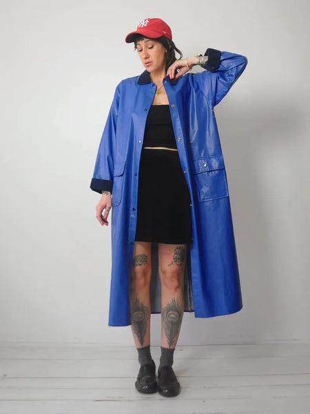 1990's Long Trench Raincoat