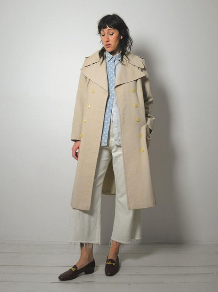 1970's Tan Trench Coat