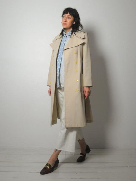 1970's Tan Trench Coat
