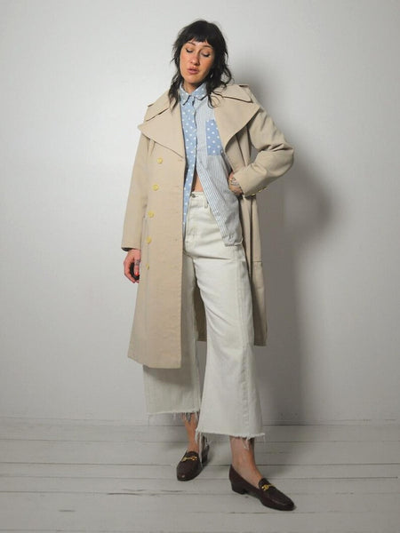 1970's Tan Trench Coat