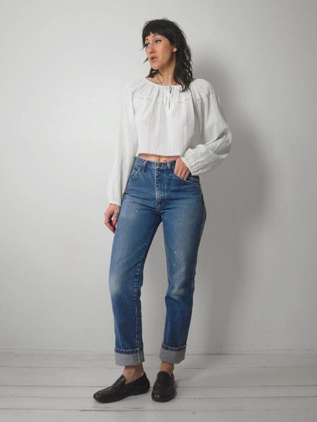 80's Faded Relaxed Rustler Jeans 30x32