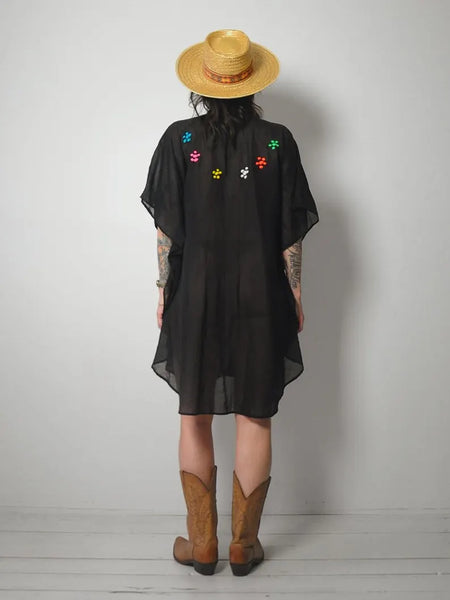 1970's Embroidered Tunic Dress