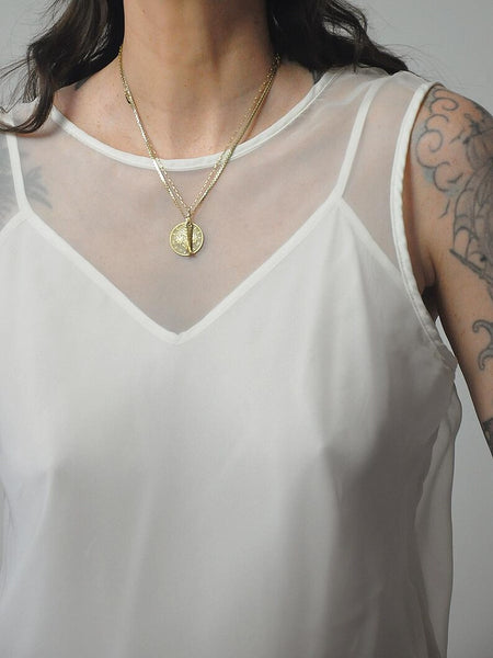 1990's Sheer Layered Blouse