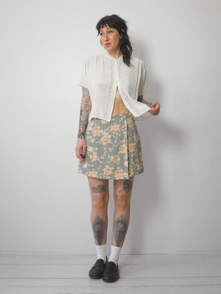 1950's Crochet Lace Blouse