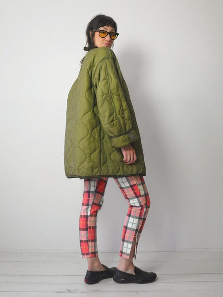 1982 Olive Quilted Military Liner
