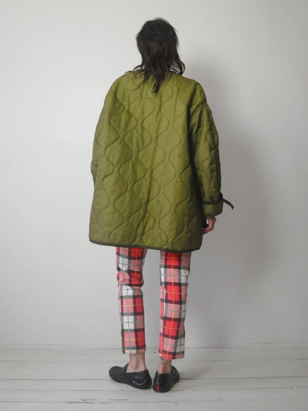1982 Olive Quilted Military Liner