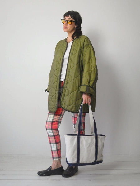 1982 Olive Quilted Military Liner