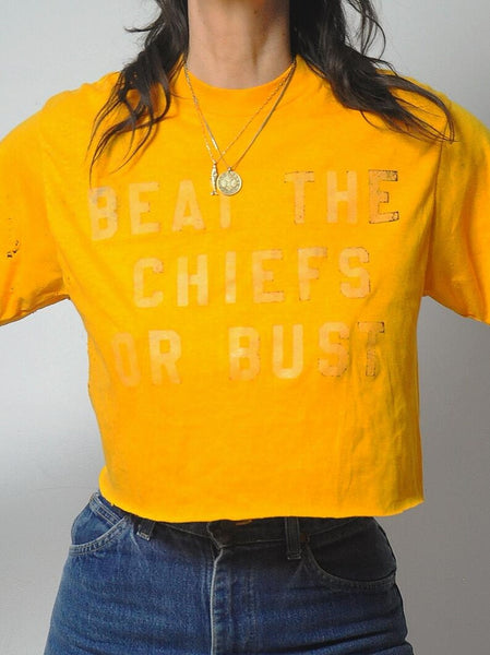 70's Beat the Chiefs Distressed Tee