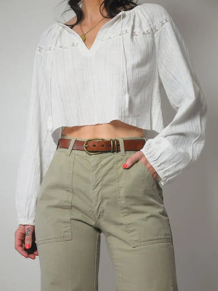 1970's Sage Flared Pants 28x33