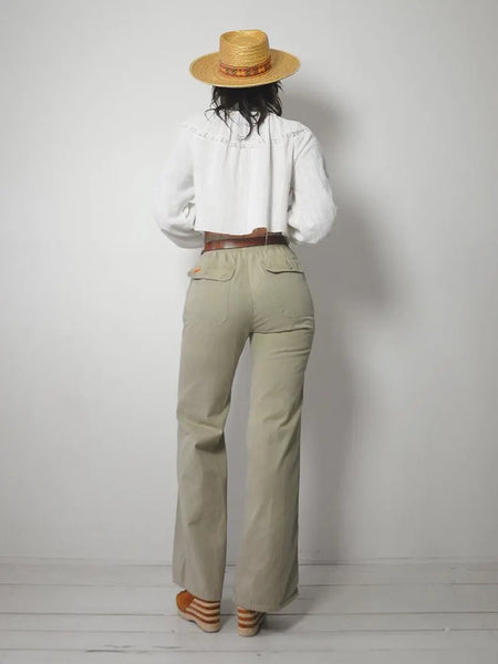 1970's Sage Flared Pants 28x33