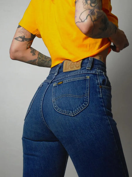 1980's High Waist Lee Jeans 26x34