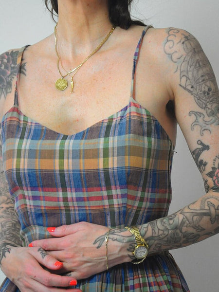 Ralph Lauren Madras Plaid Sundress
