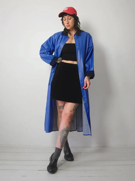 1990's Long Trench Raincoat