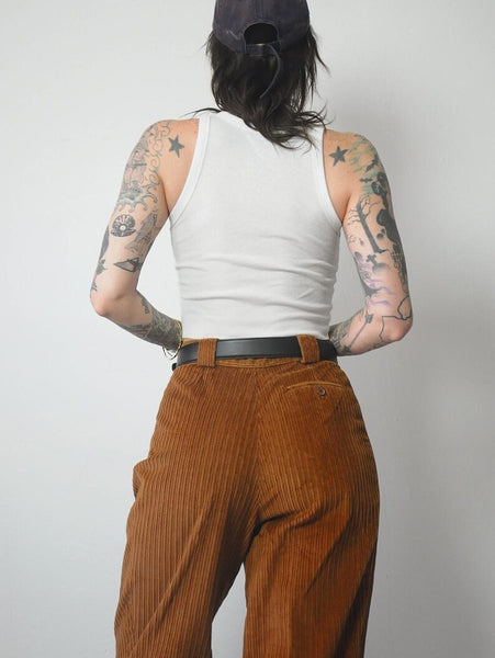 1980's Coco Brown Corduroy Trousers