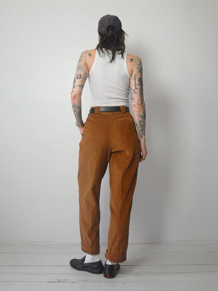 1980's Coco Brown Corduroy Trousers