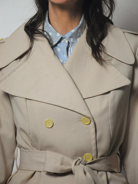 1970's Tan Trench Coat
