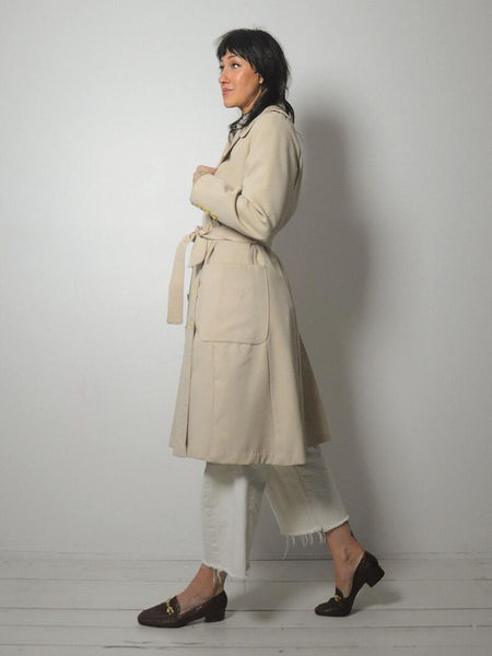 1970's Tan Trench Coat