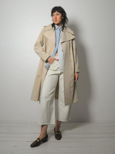1970's Tan Trench Coat