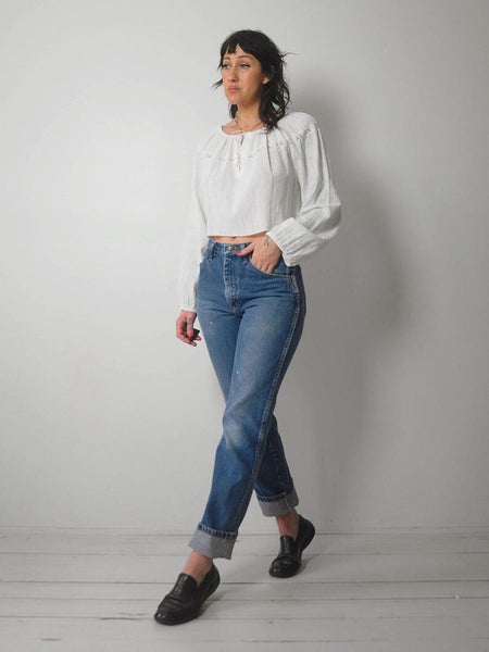 80's Faded Relaxed Rustler Jeans 30x32