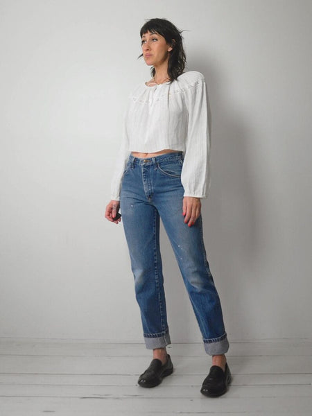 80's Faded Relaxed Rustler Jeans 30x32