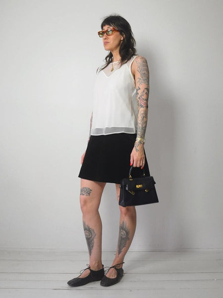 1990's Sheer Layered Blouse