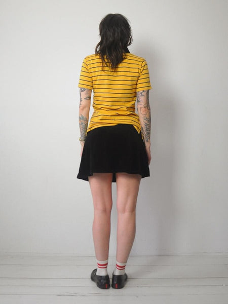1980's Calvin Klein Striped Polo Shirt