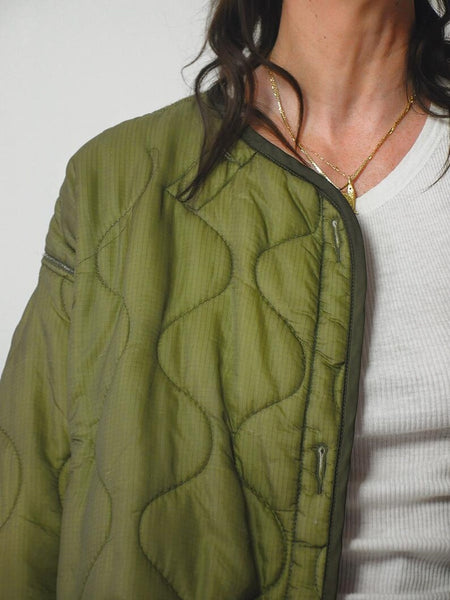 1982 Olive Quilted Military Liner