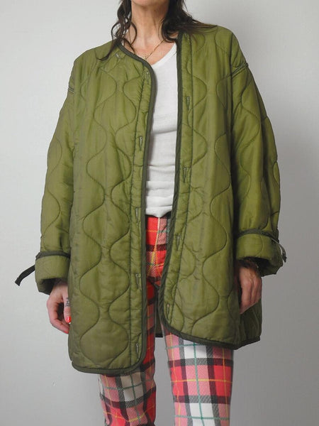 1982 Olive Quilted Military Liner