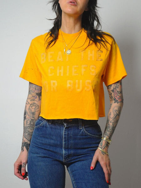 70's Beat the Chiefs Distressed Tee