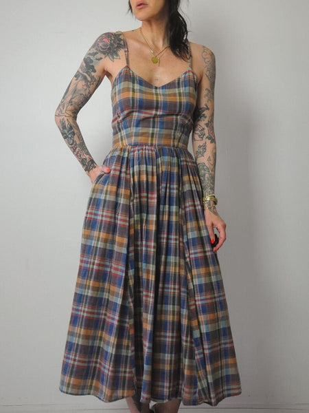 Ralph Lauren Madras Plaid Sundress