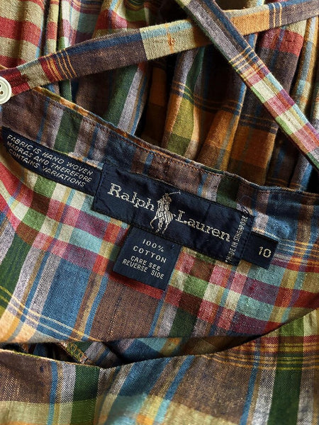 Ralph Lauren Madras Plaid Sundress
