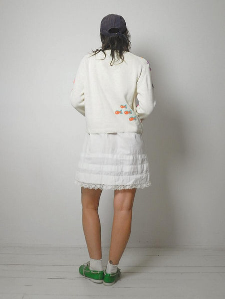 1996 Michael Simon Fish Cardigan