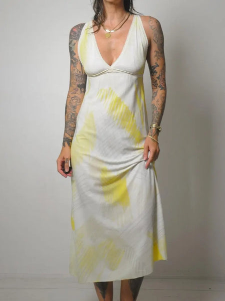 1960's Watercolor Slip Dress