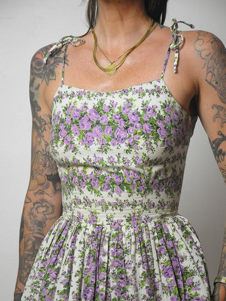 1950's Rose Garden Sundress