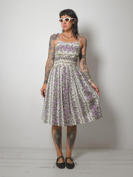 1950's Rose Garden Sundress