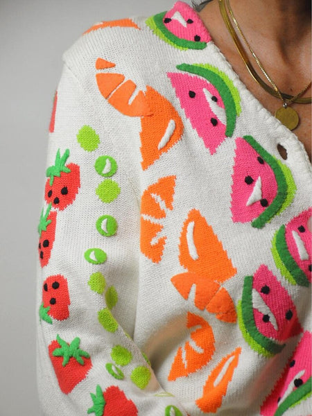 1996 Michael Simon Fruit Cardigan