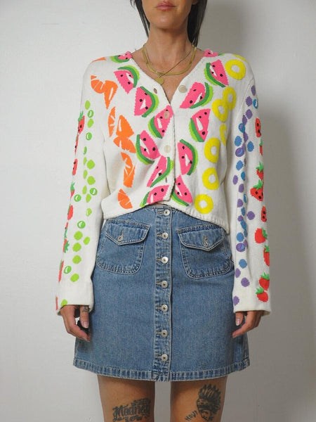 1996 Michael Simon Fruit Cardigan