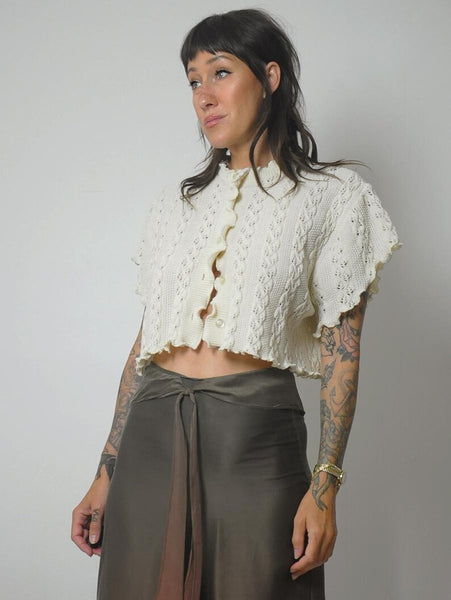 90's Summer Cropped sweater