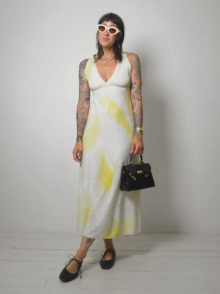 1960's Watercolor Slip Dress