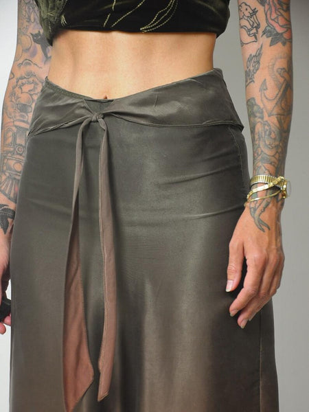 90's Peter Cohen Ombre Silk Skirt
