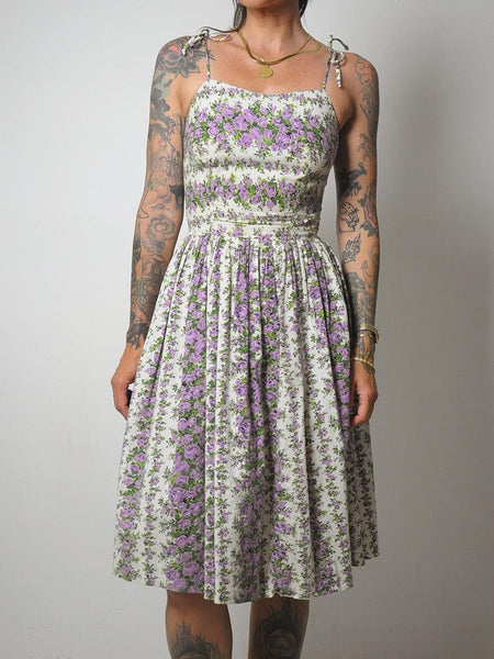 1950's Rose Garden Sundress