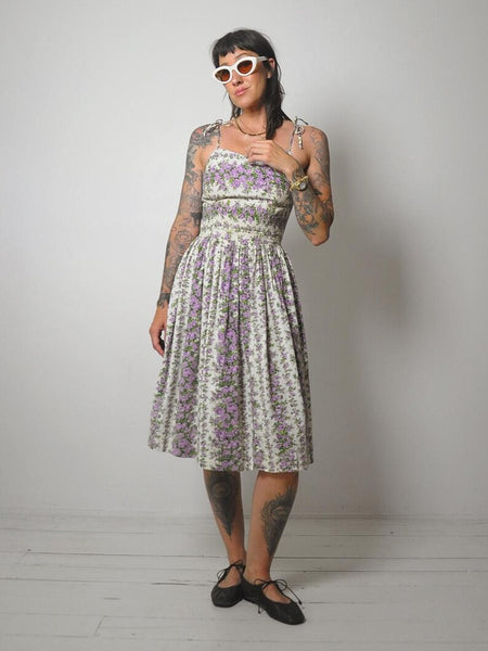 1950's Rose Garden Sundress