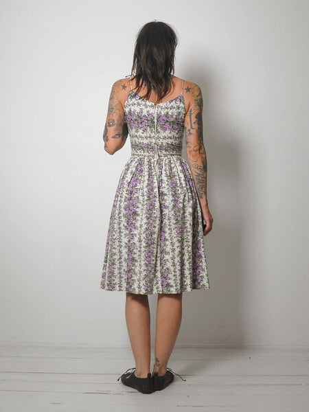 1950's Rose Garden Sundress
