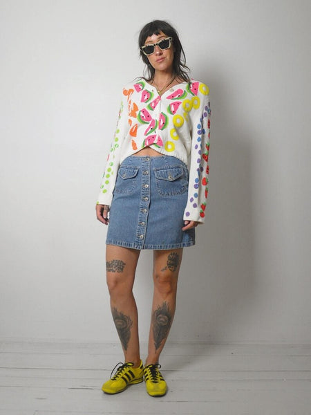 1996 Michael Simon Fruit Cardigan