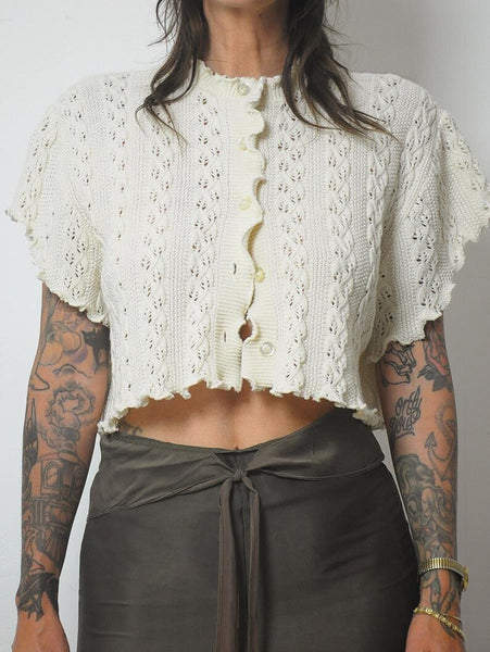 90's Summer Cropped sweater