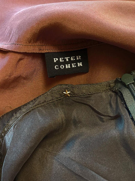 90's Peter Cohen Ombre Silk Skirt