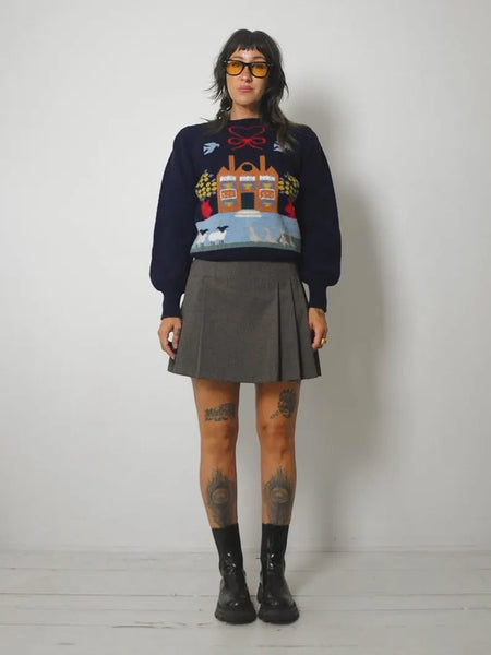 80's Cottage & Sheep Sweater