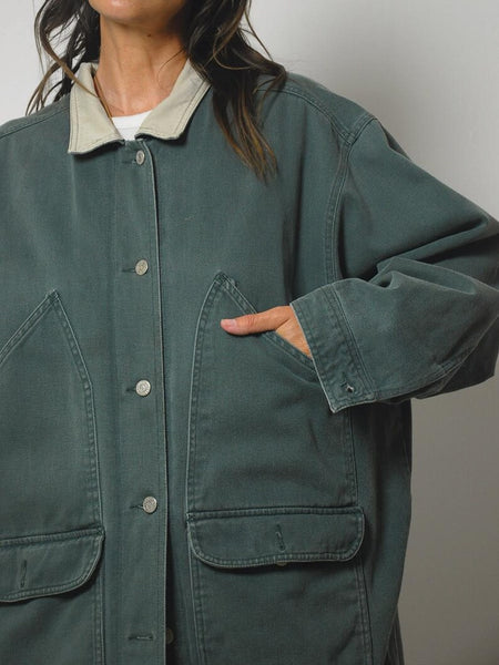 80's Forest Green Chore Coat